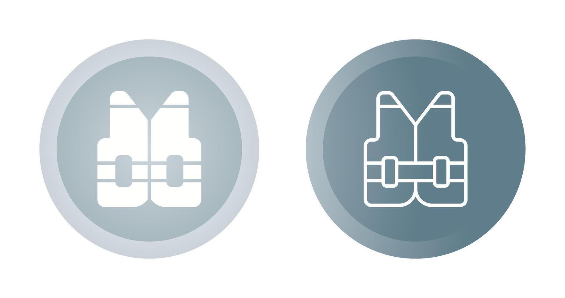 Reflective vest Vector Icon