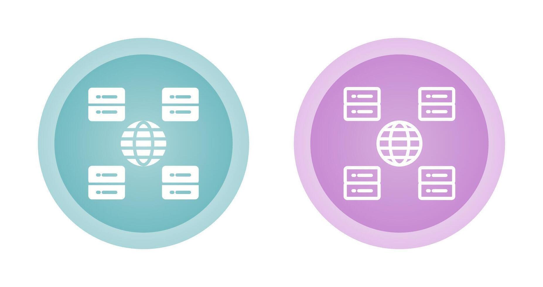 Content Delivery Network Vector Icon
