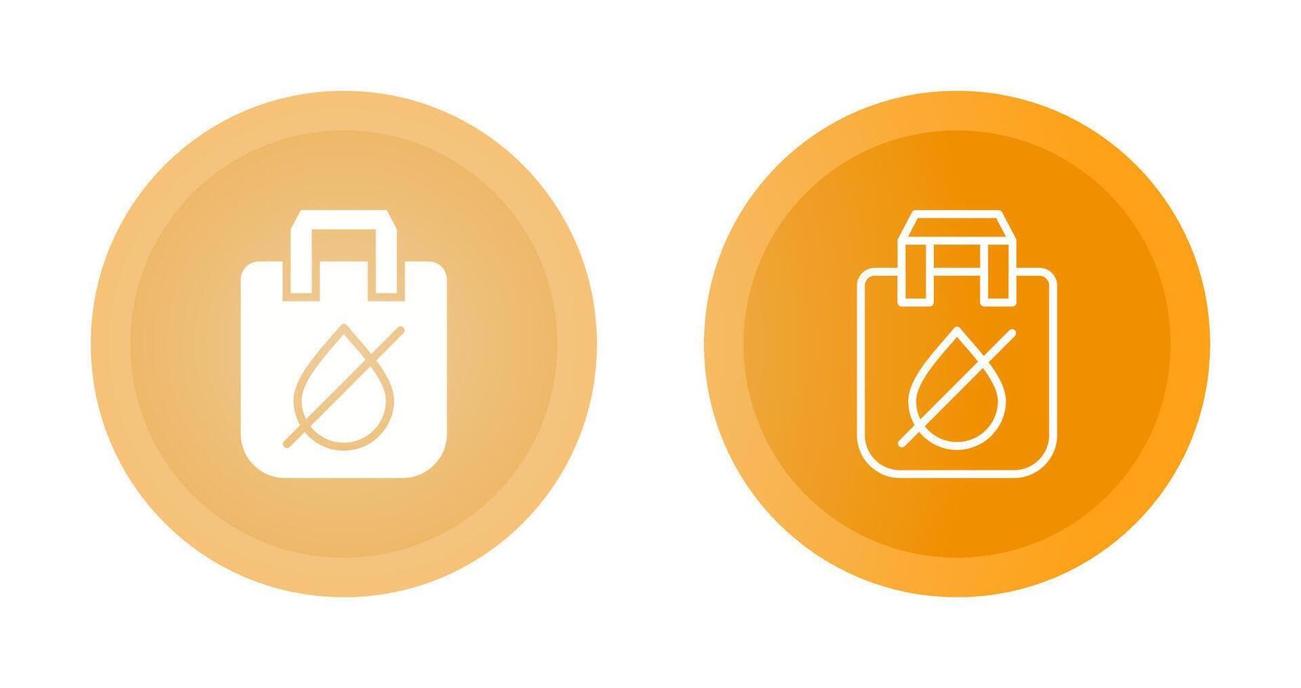 Waterproof bag Vector Icon