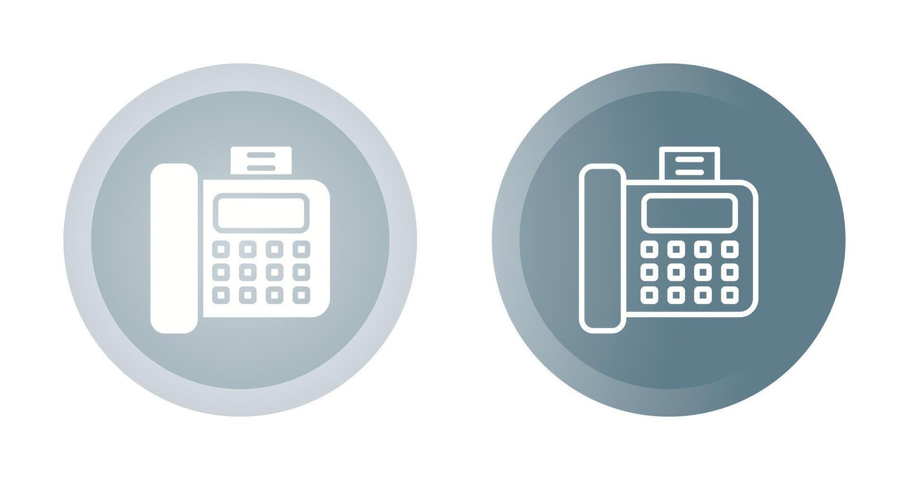 Fax Machine Vector Icon