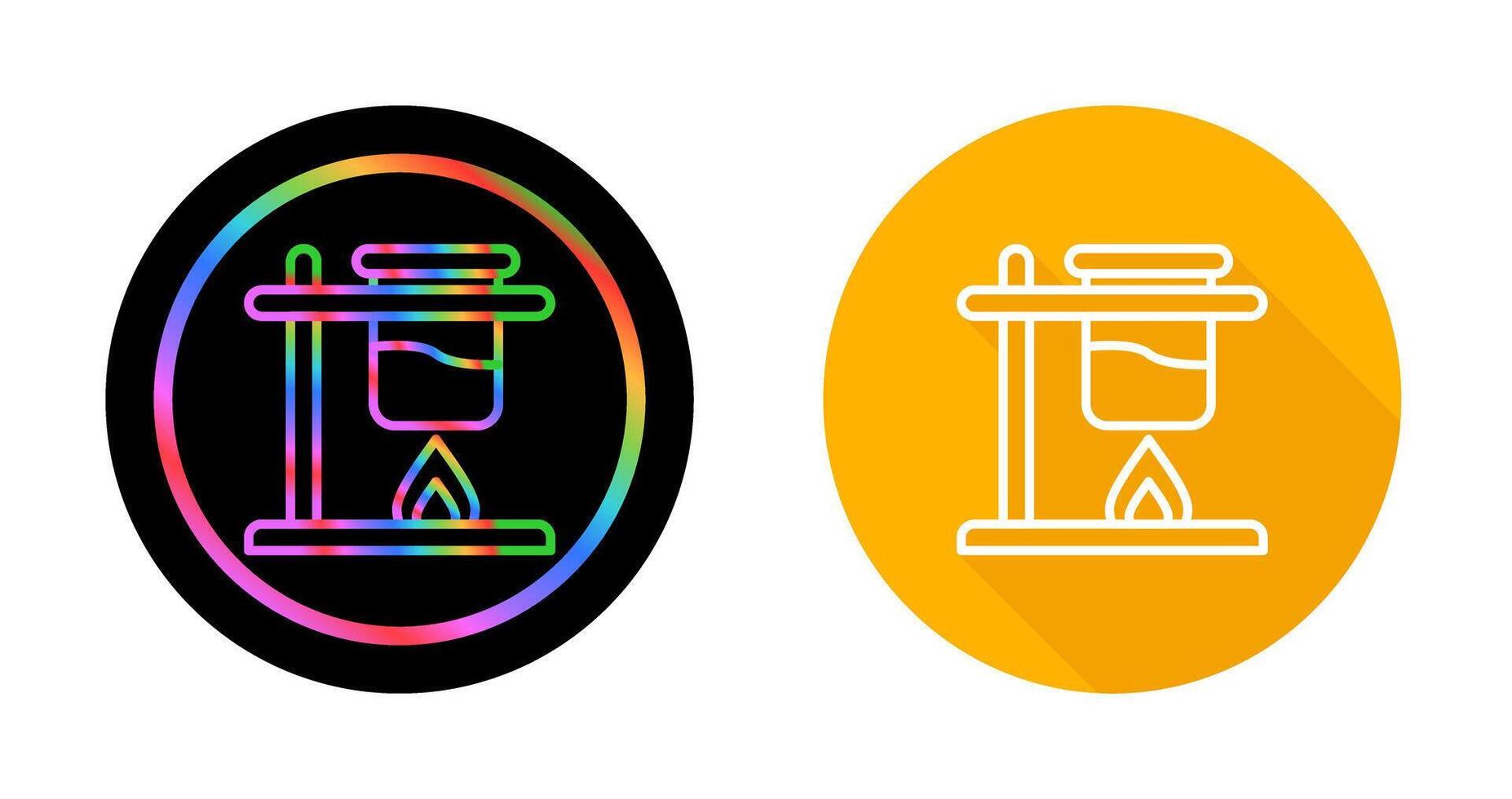 Bunsen Burner Vector Icon