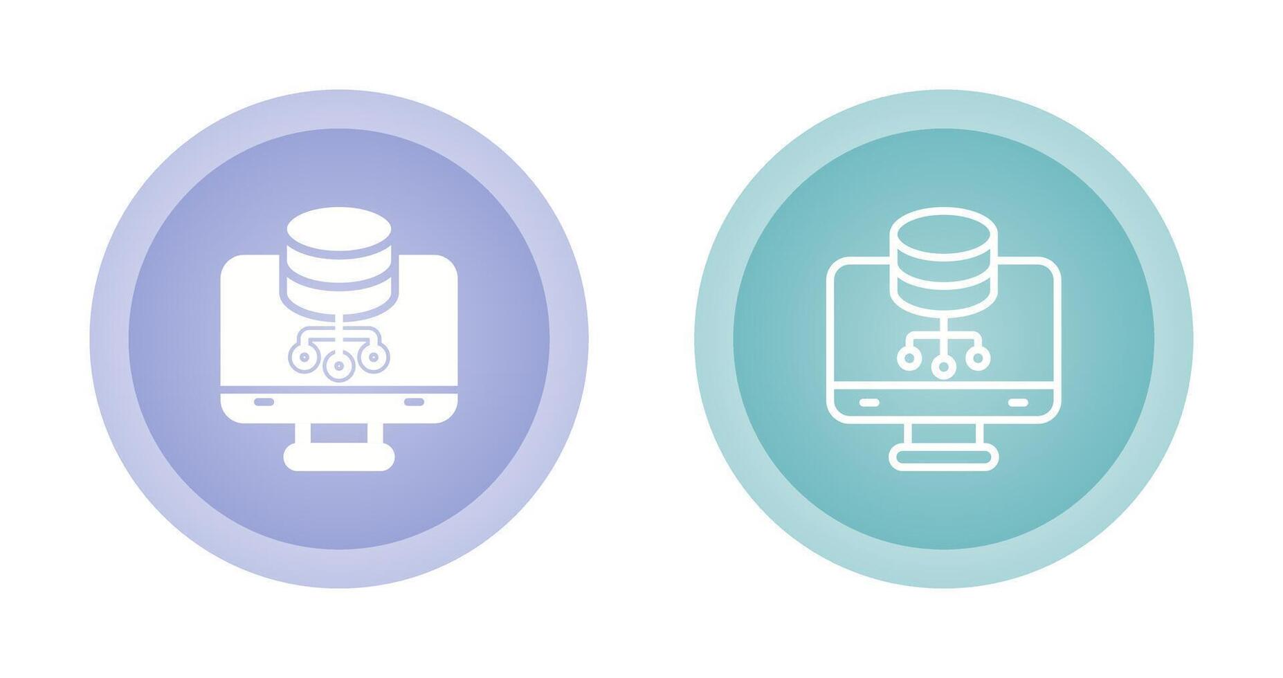 Database Management Vector Icon