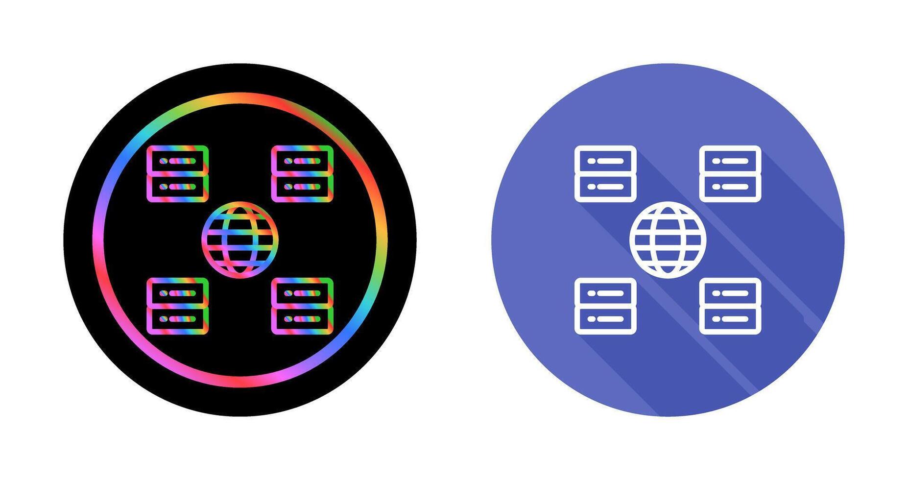Content Delivery Network Vector Icon