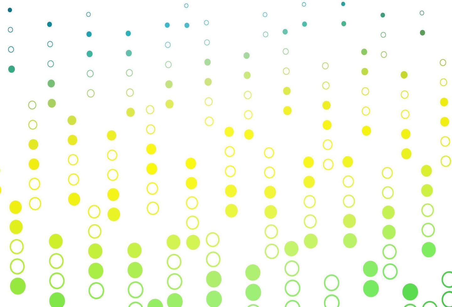 Light Green, Yellow vector template with circles.