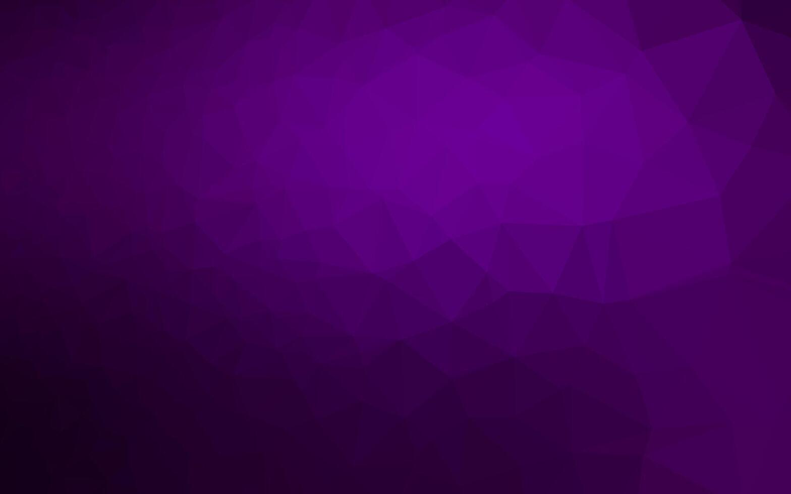 Dark Purple vector polygonal background.