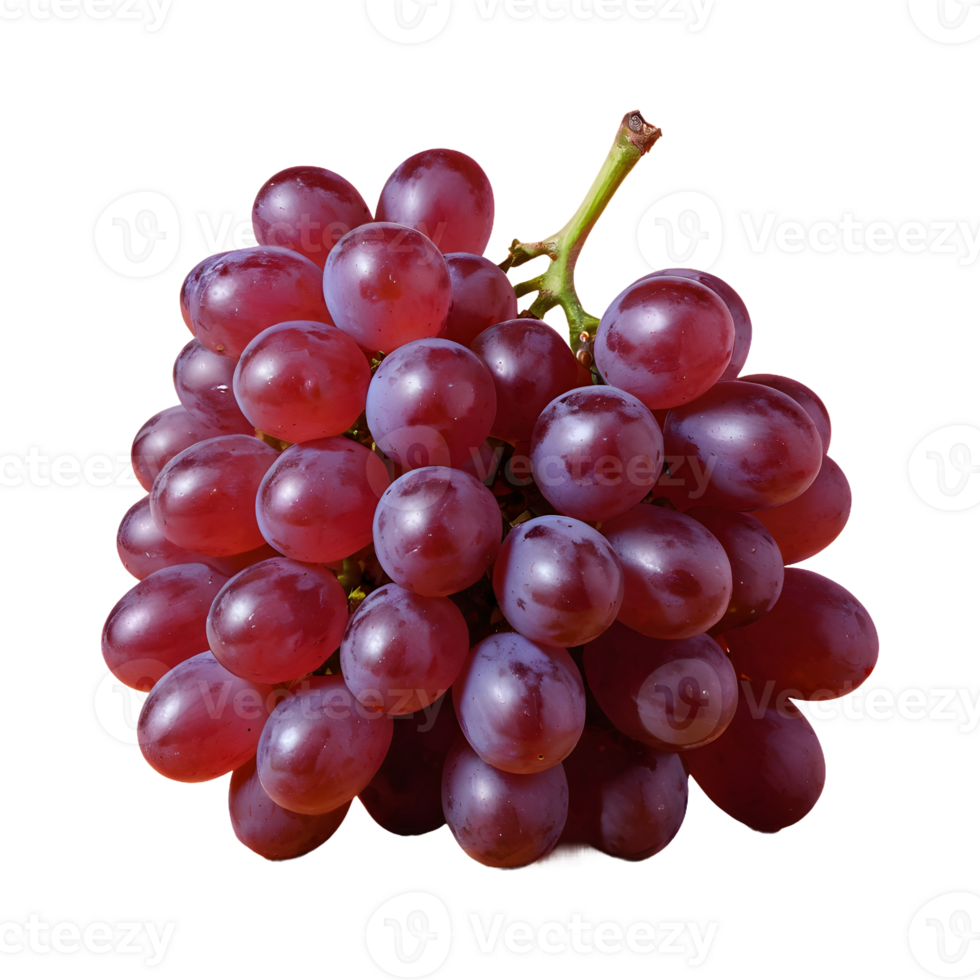 AI generated Grape against transparent background isolated png