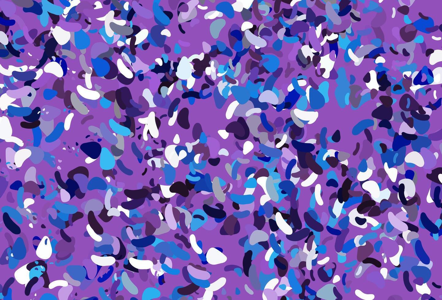 Light Pink, Blue vector pattern with chaotic shapes.