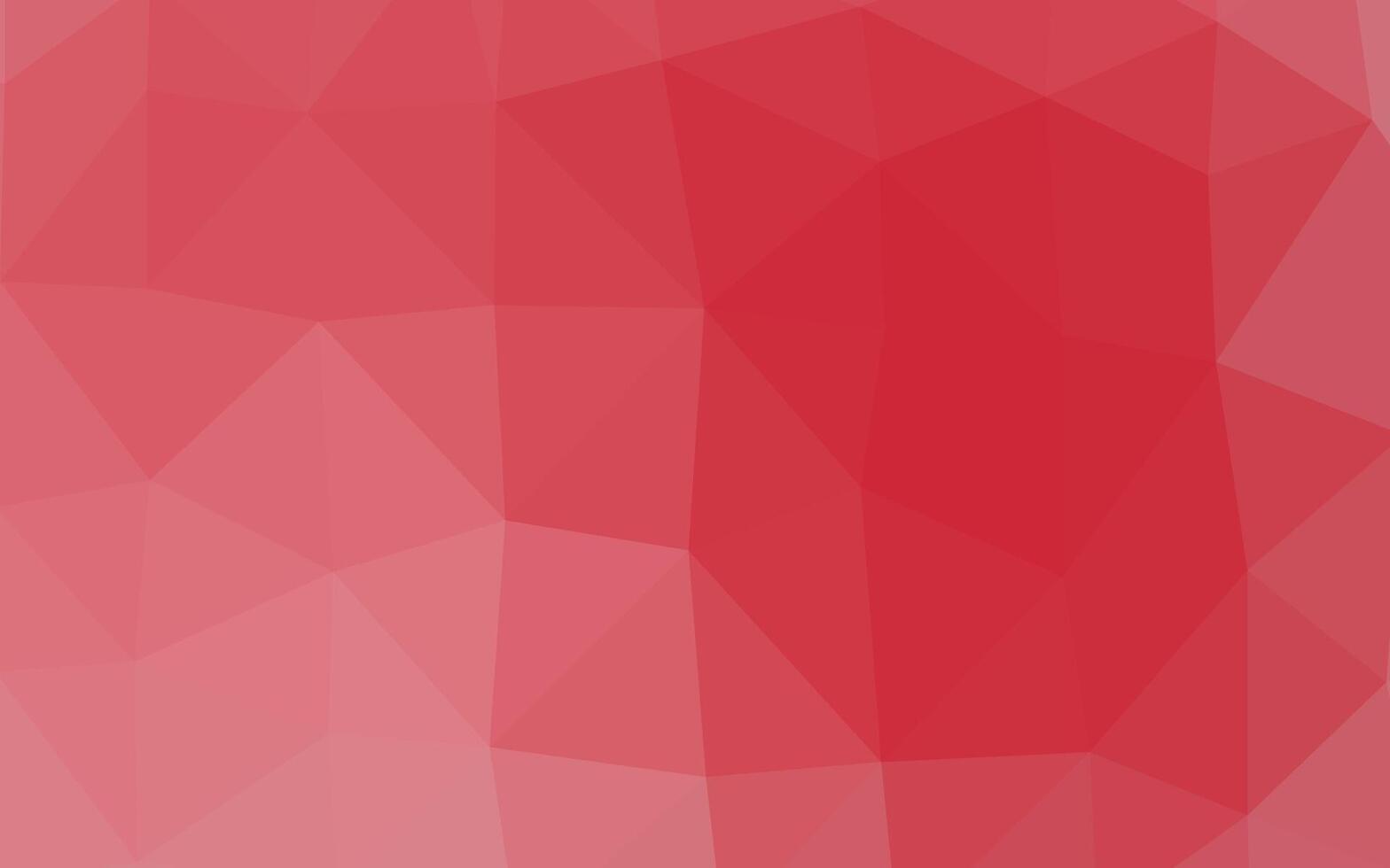 textura de mosaico de triángulo de vector rojo claro.