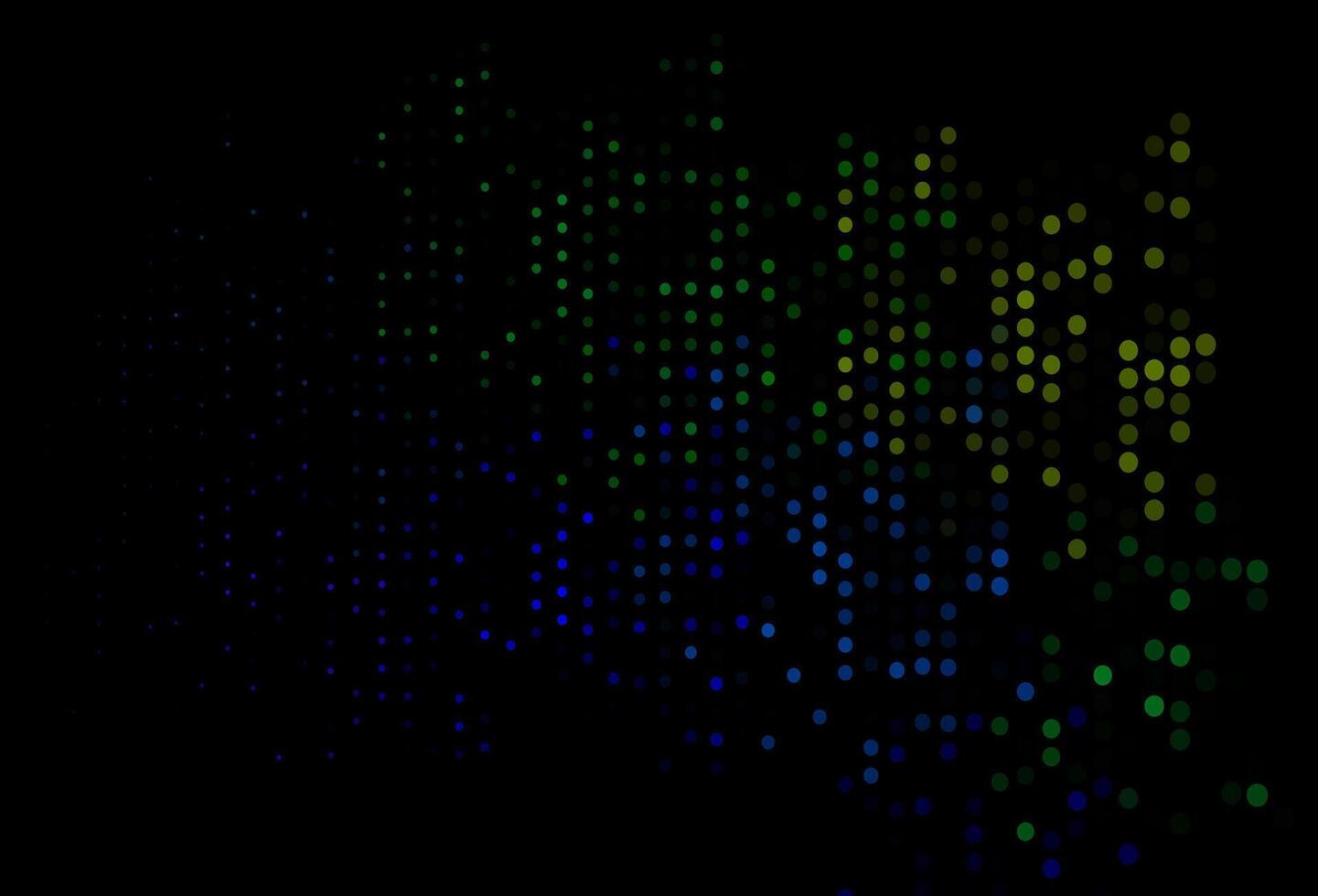 Dark Multicolor, Rainbow vector texture with disks.