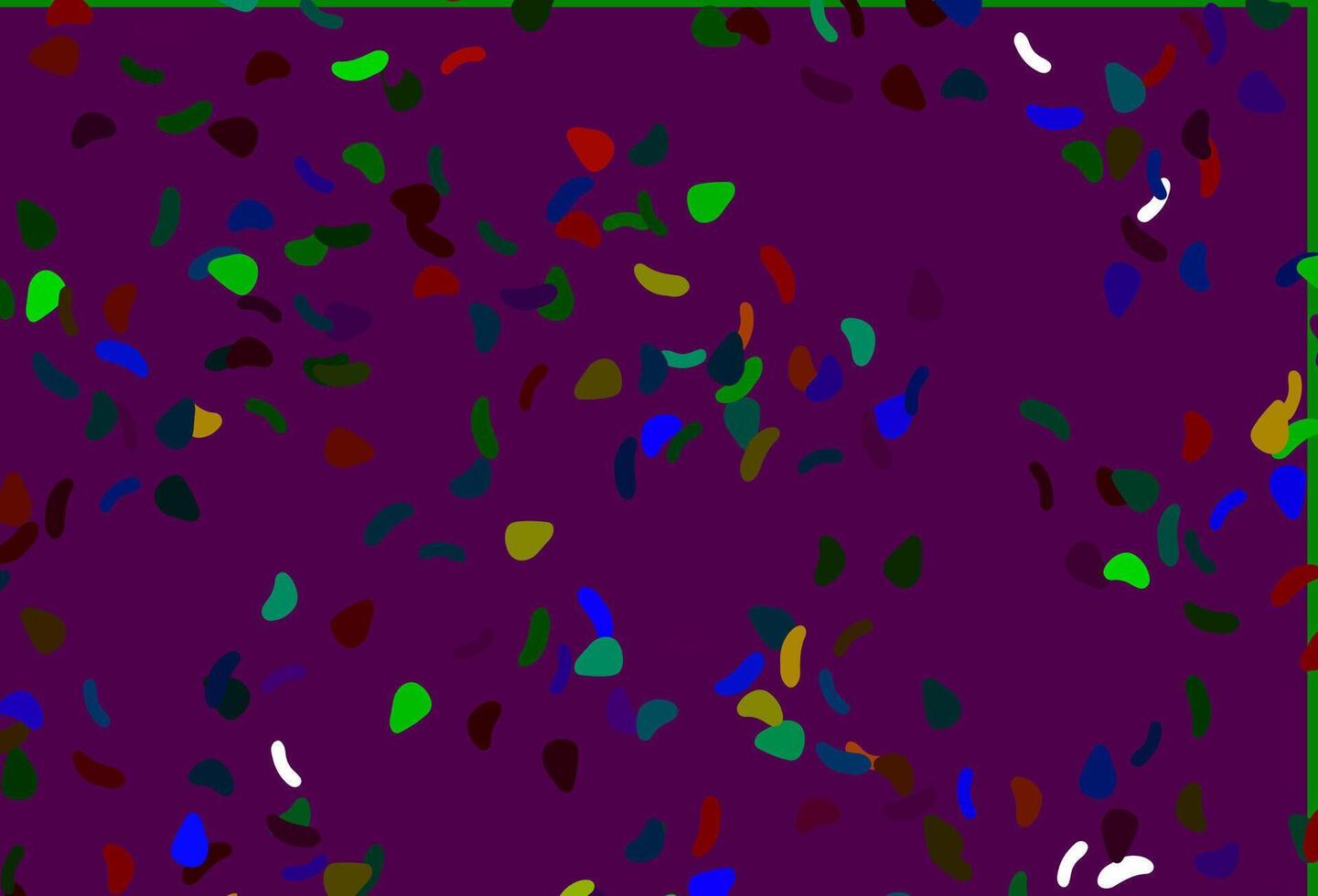 Light Multicolor, Rainbow vector texture with random forms.