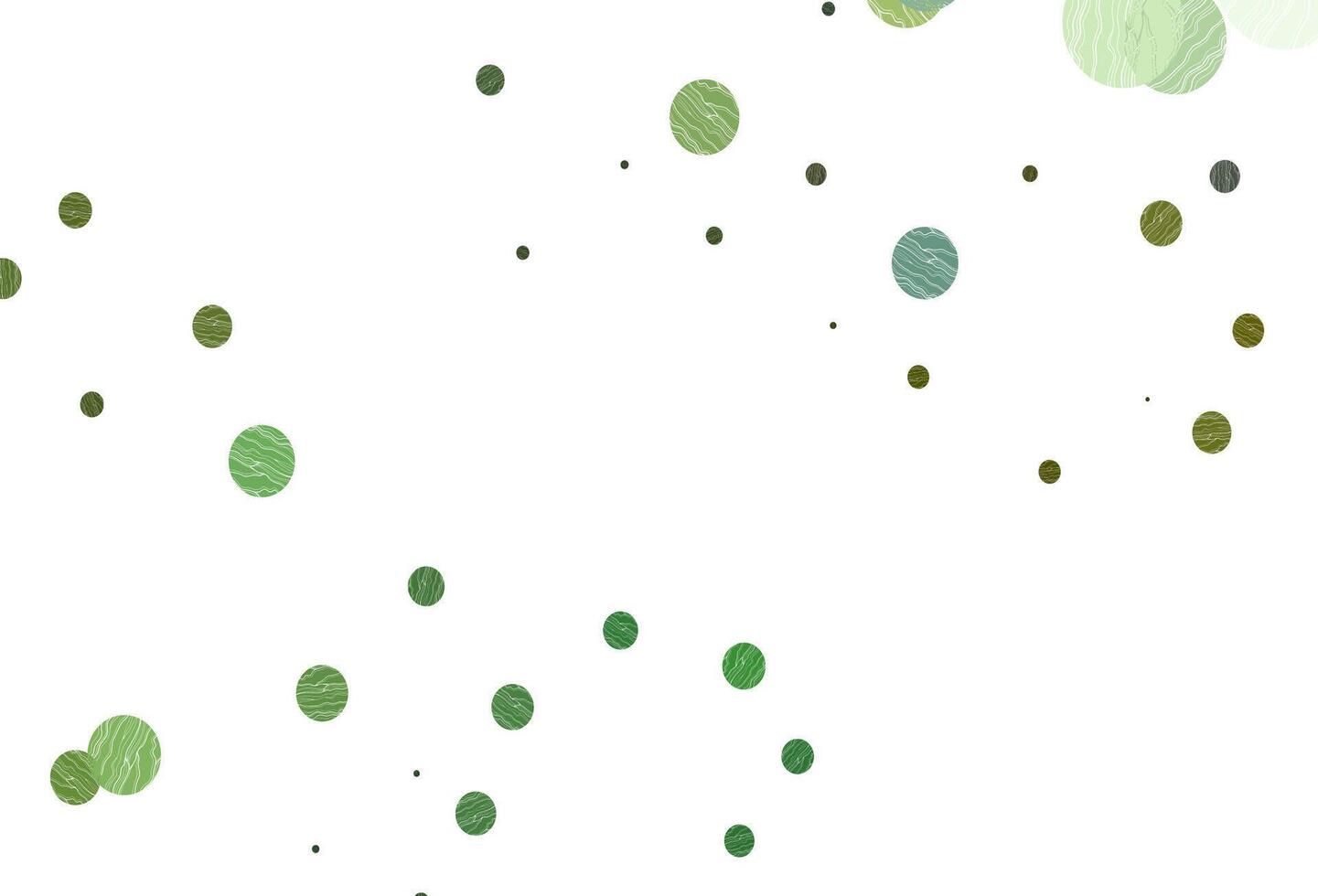 Light green, yellow vector layout with circle shapes.