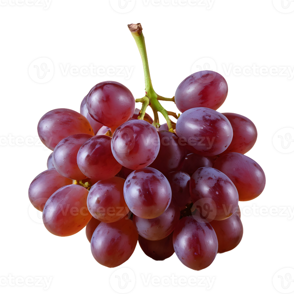 AI generated Grape against transparent background isolated png