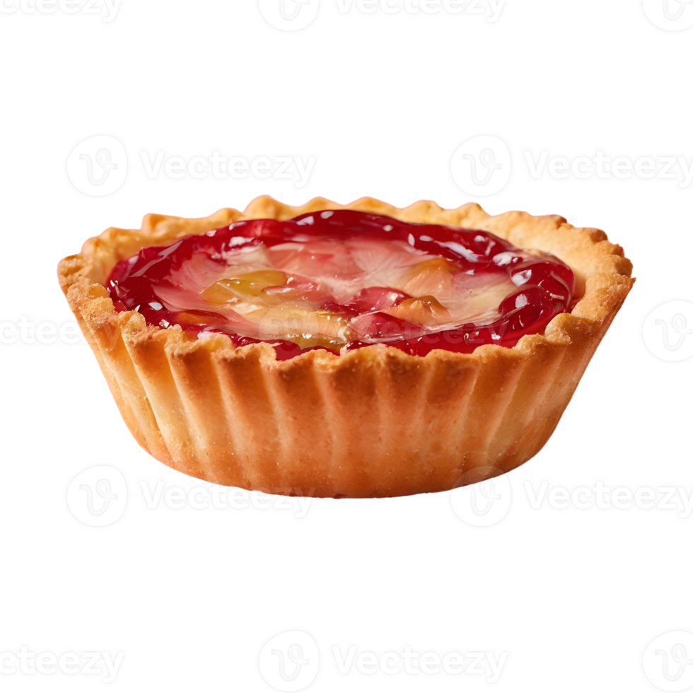 AI generated Tarts on transparent background isolated png