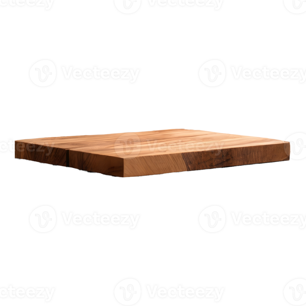 AI generated Wooden boards on transparent background clipped isolated png