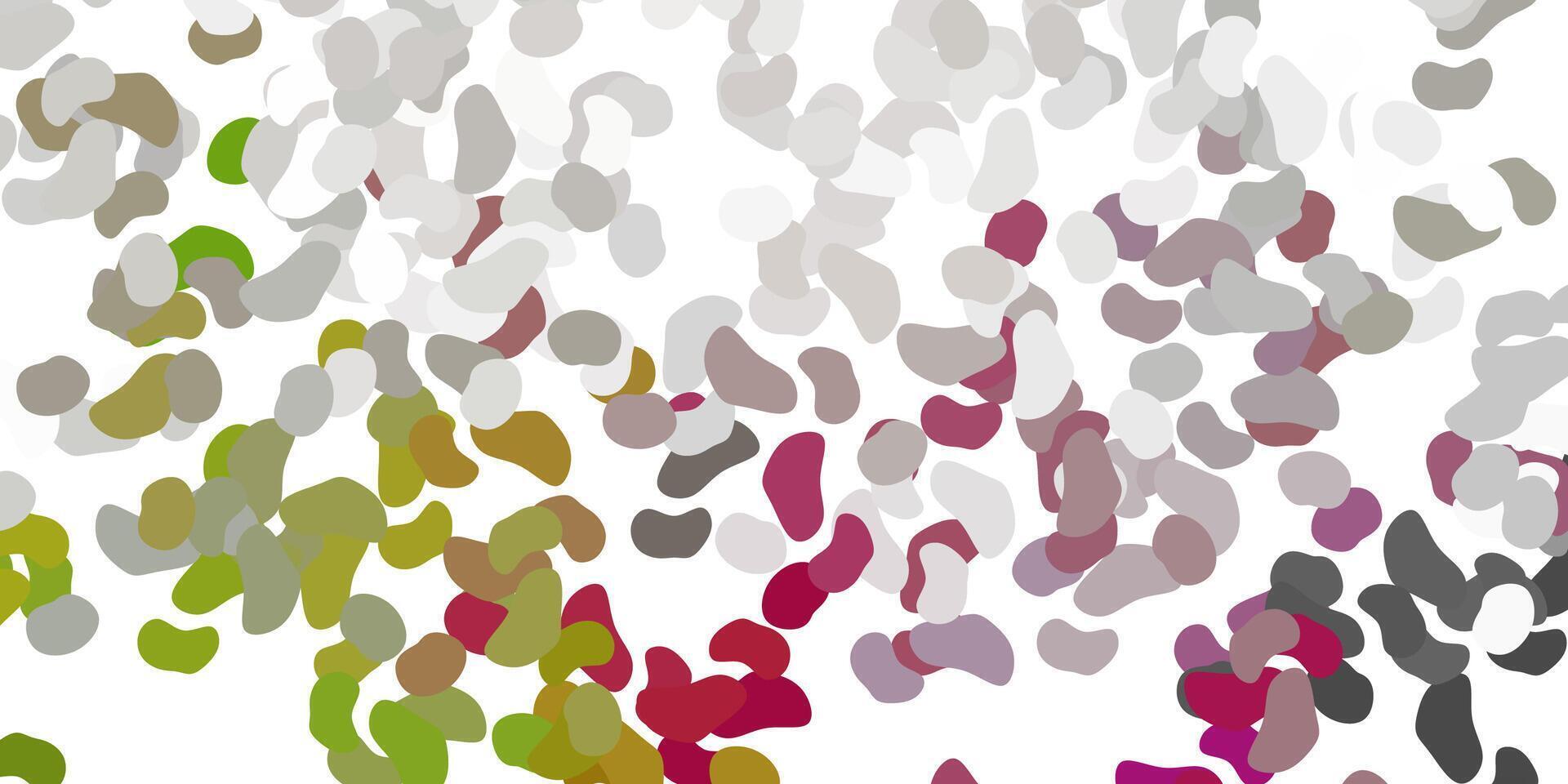 Light gray vector background with random forms.