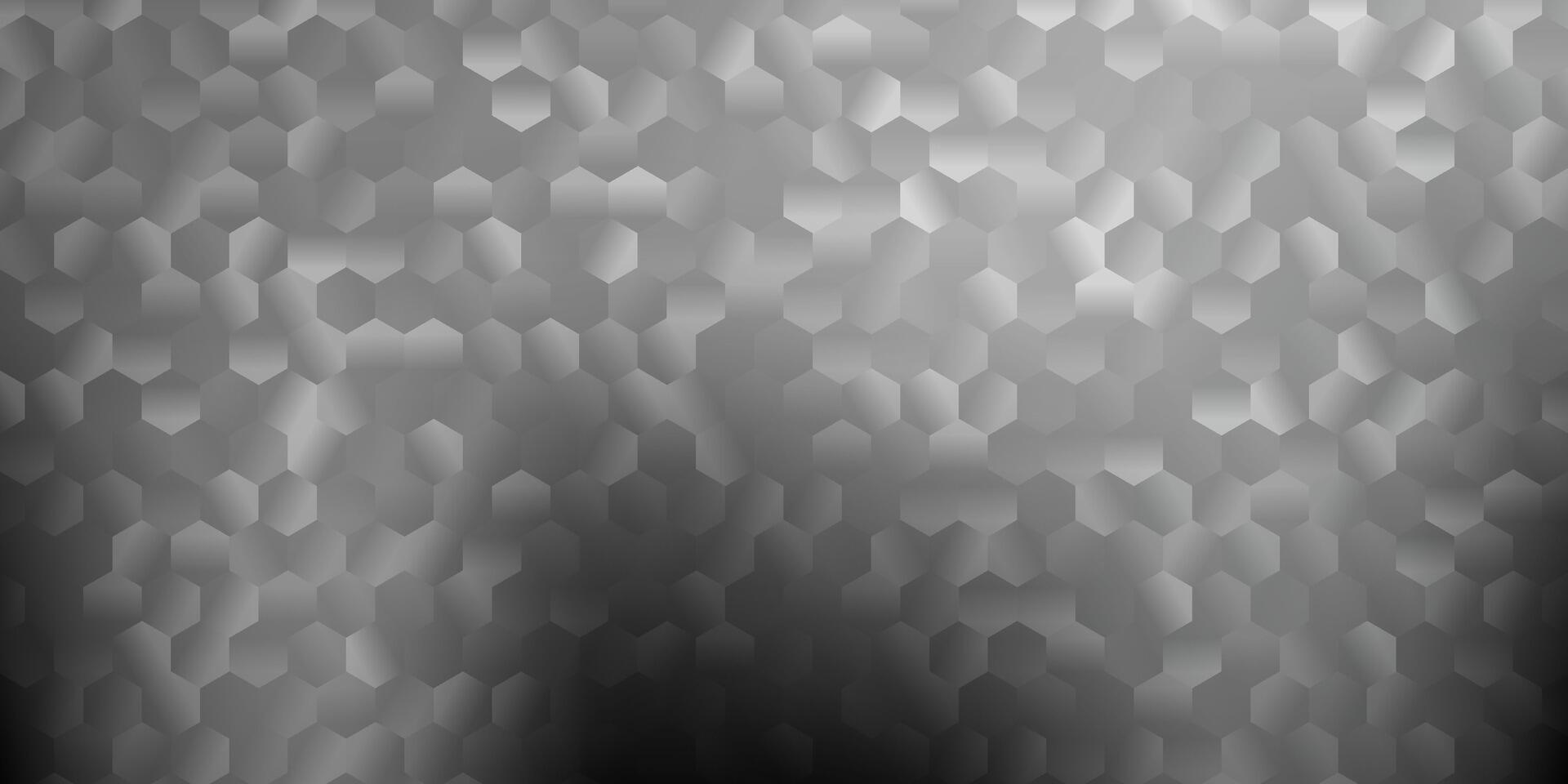 Light gray vector background with hexagonal shapes.