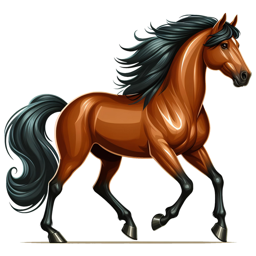AI generated Horse in transparent background 38265296 PNG