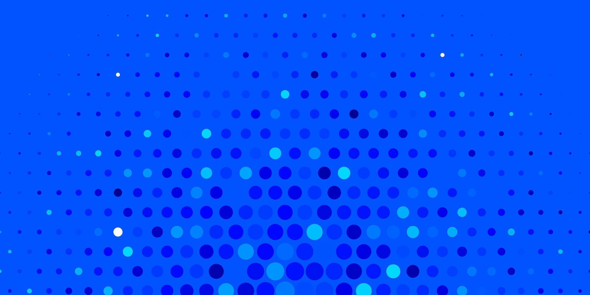Dark BLUE vector backdrop with dots.