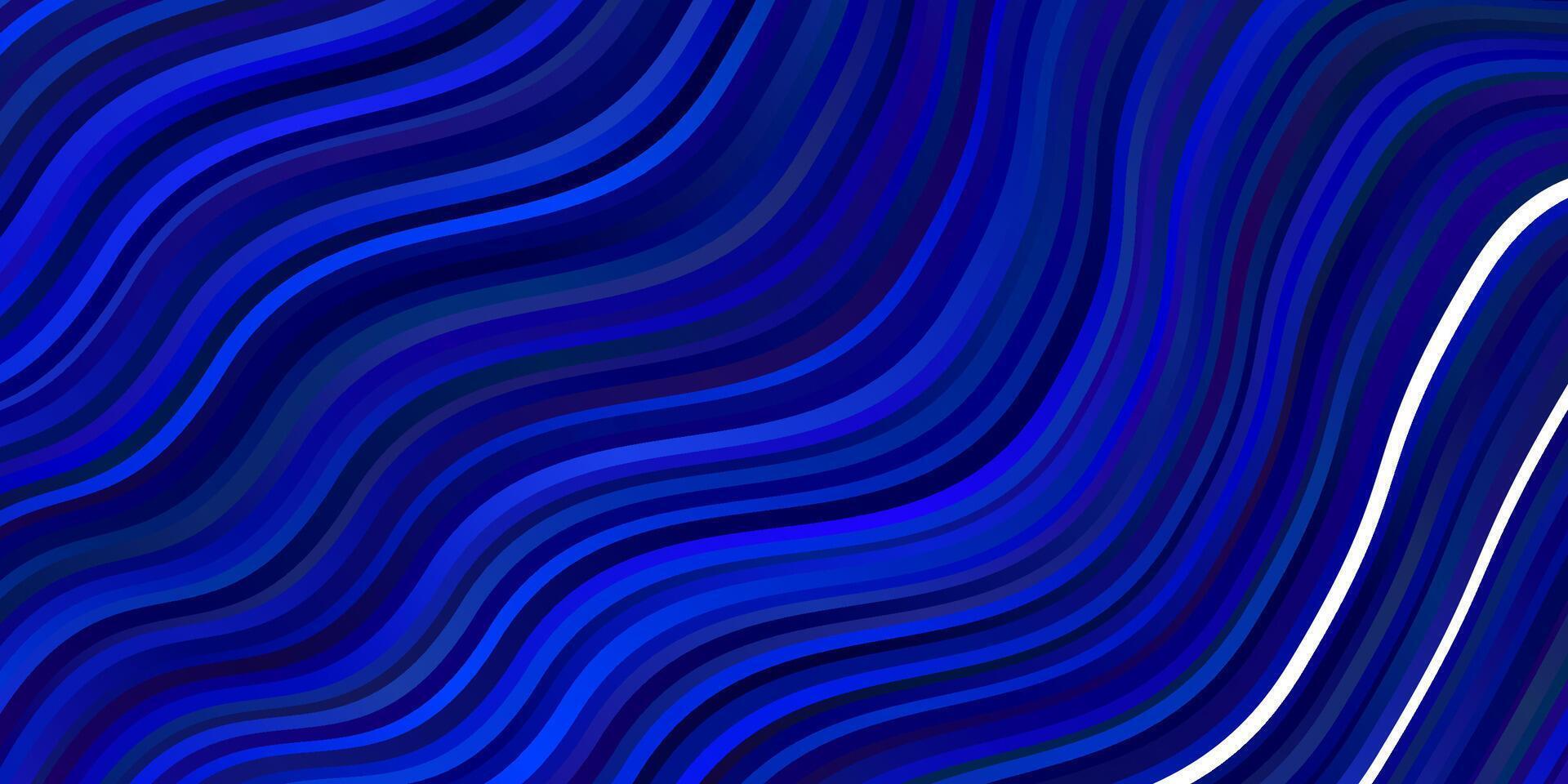 Dark BLUE vector pattern with lines.