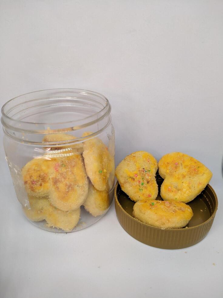 A traditional cake made with the main ingredients of peanuts and flour and usually served during Ramadan or after Eid al-Fitr in the Sulawesi area, Indonesia photo