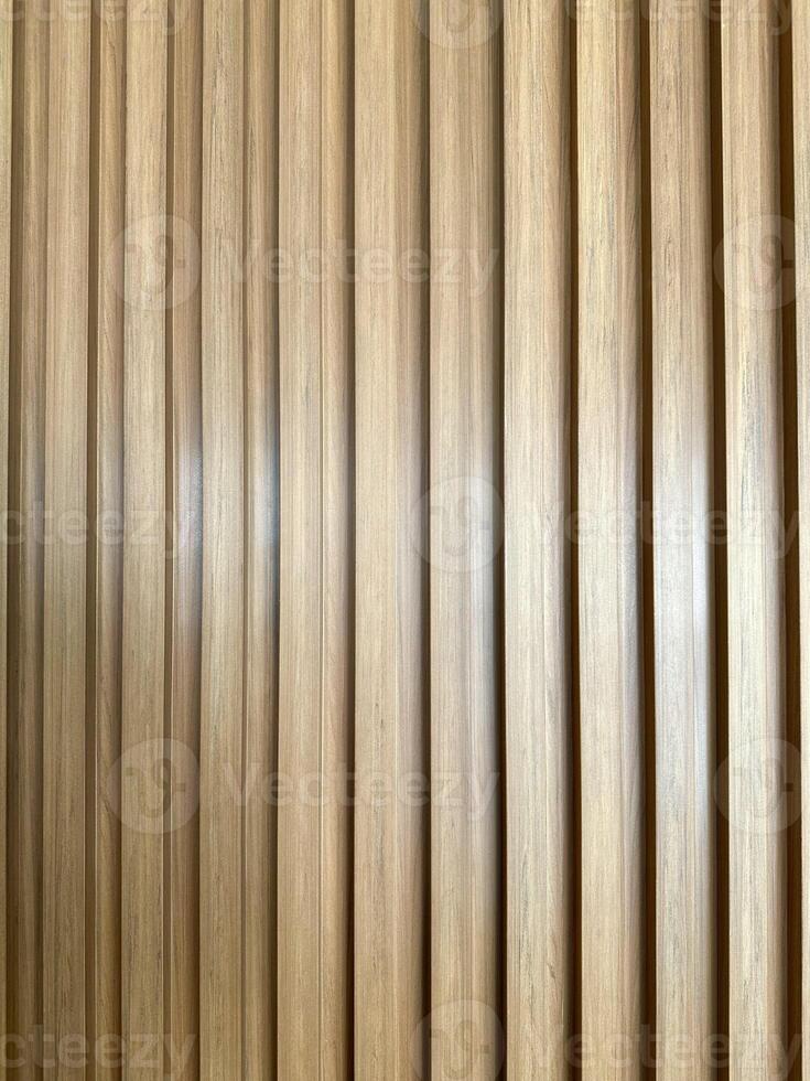 brown color wooden wall with stripe textured for background photo