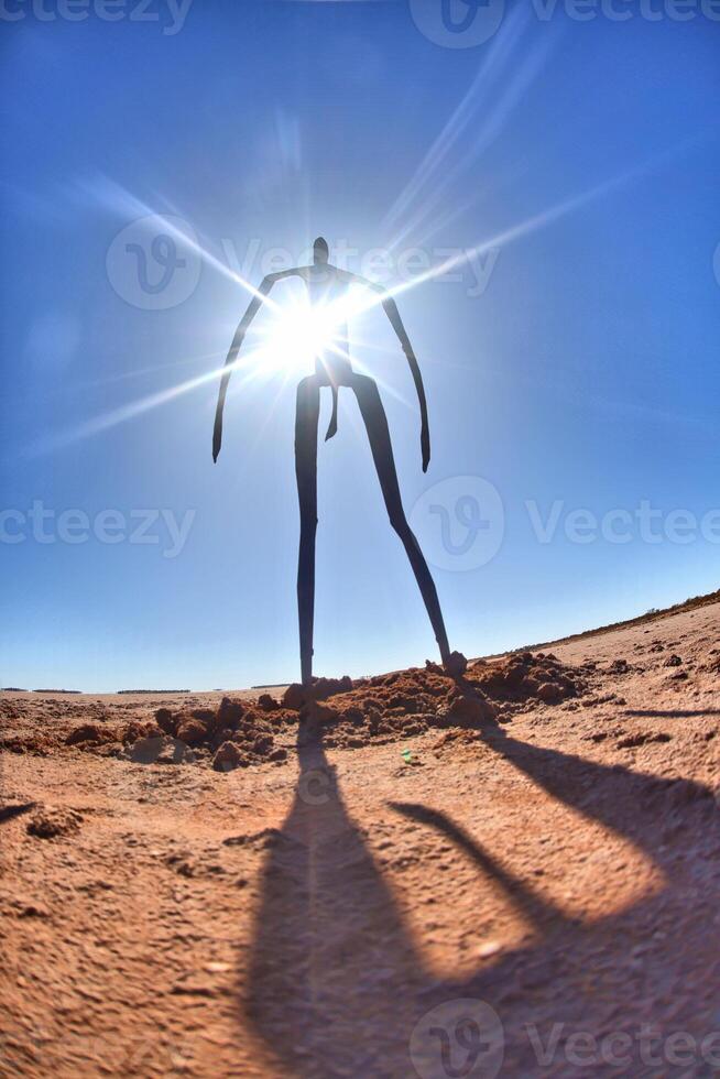 Lake Ballard Statue photo