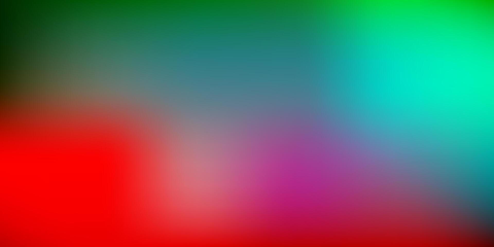 Light Green, Red vector gradient blur layout.