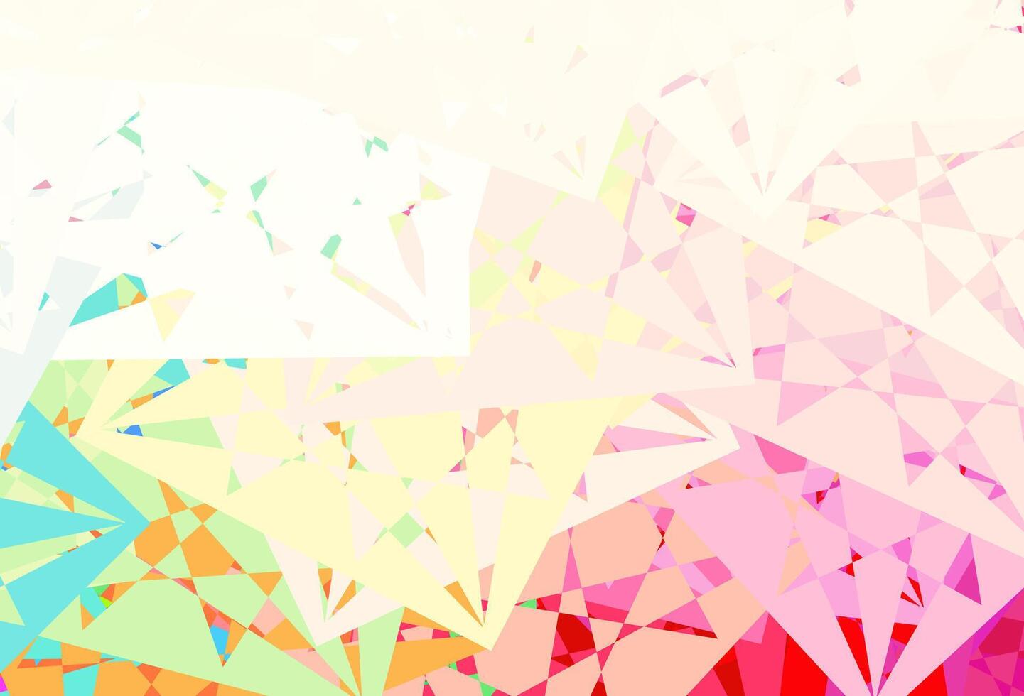 Light Green, Red vector texture with random triangles.