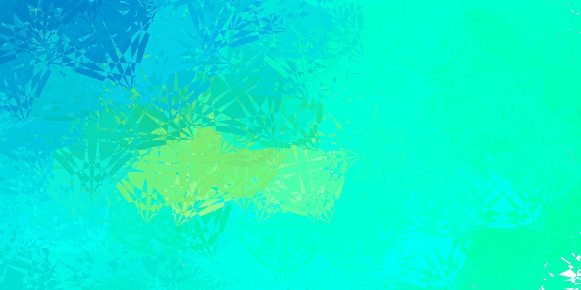 Light Green vector texture with random triangles.