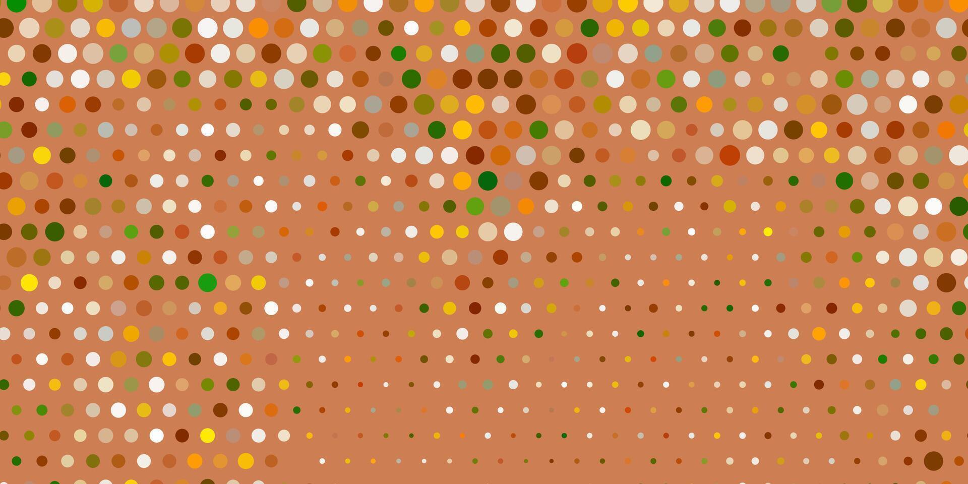 Light green, yellow vector pattern with spheres.
