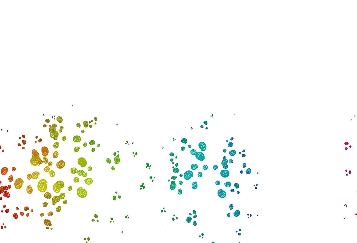 Light Multicolor, Rainbow vector template with abstract lines.