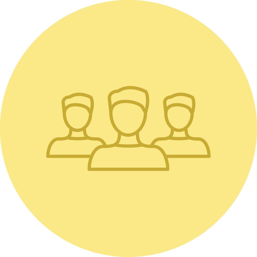 Forum Line Circle Multicolor Icon vector