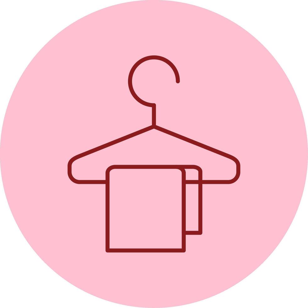 Changing Room Line Circle Multicolor Icon vector