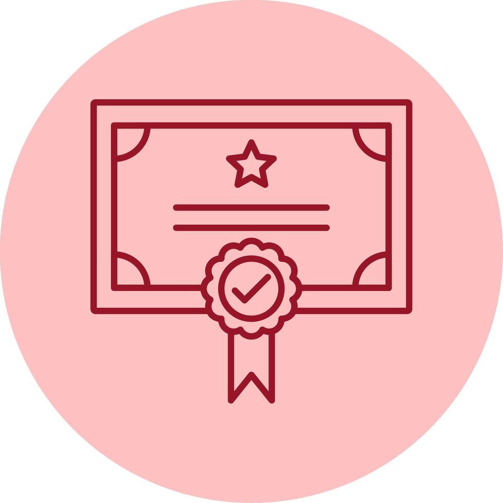 Qualify Line Circle Multicolor Icon vector