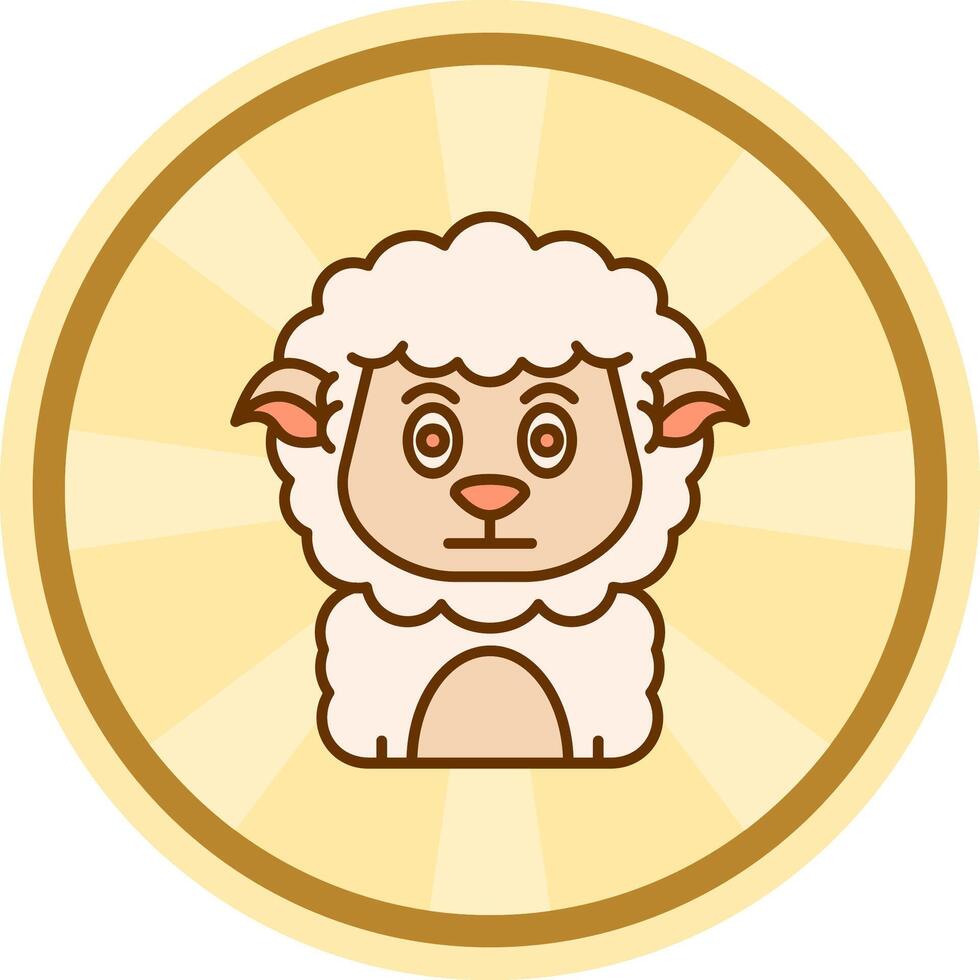 Embarrassed Comic circle Icon vector