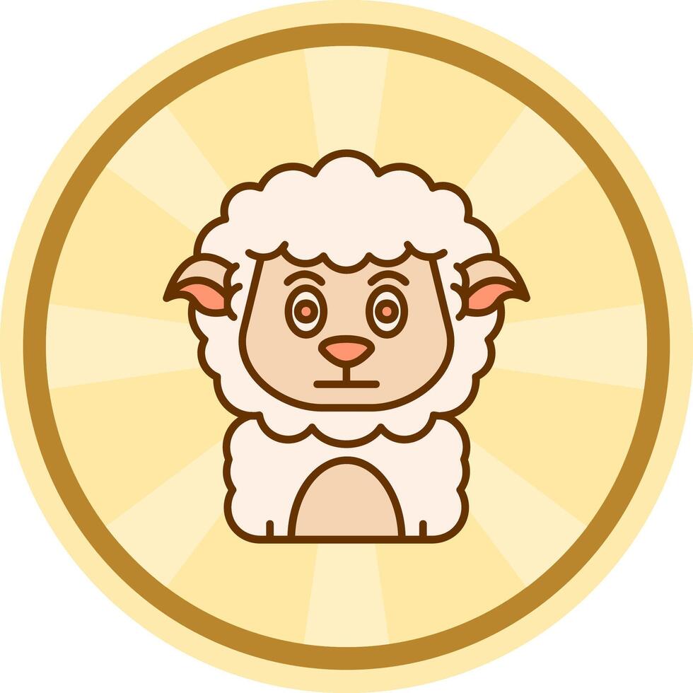 Embarrassed Comic circle Icon vector