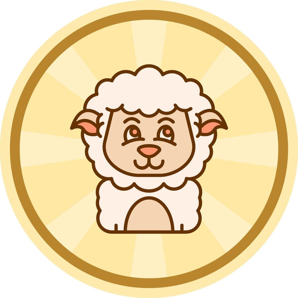 FALSE Comic circle Icon vector