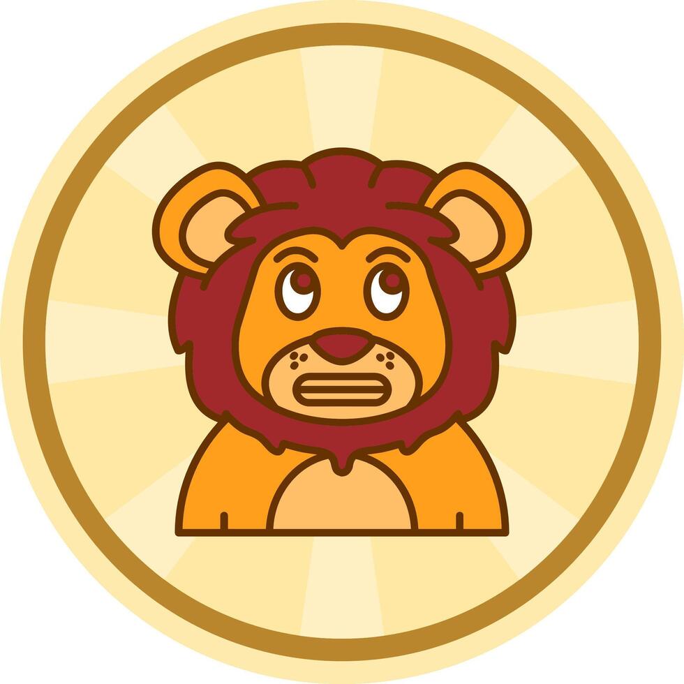 Shocked Comic circle Icon vector