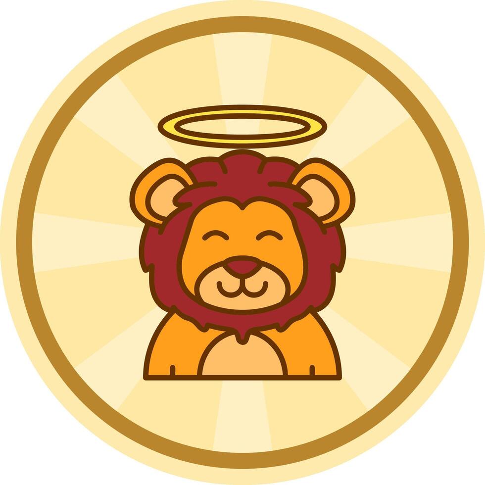 Angel Comic circle Icon vector