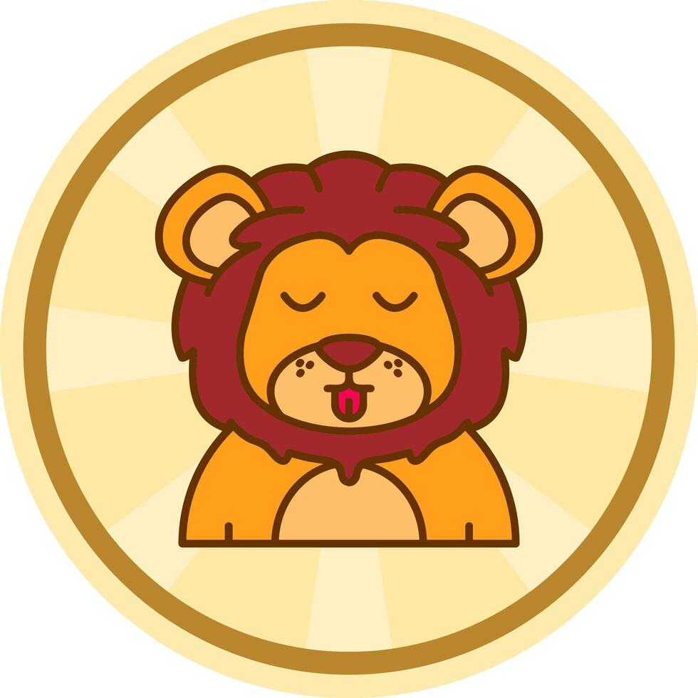 Cute Comic circle Icon vector