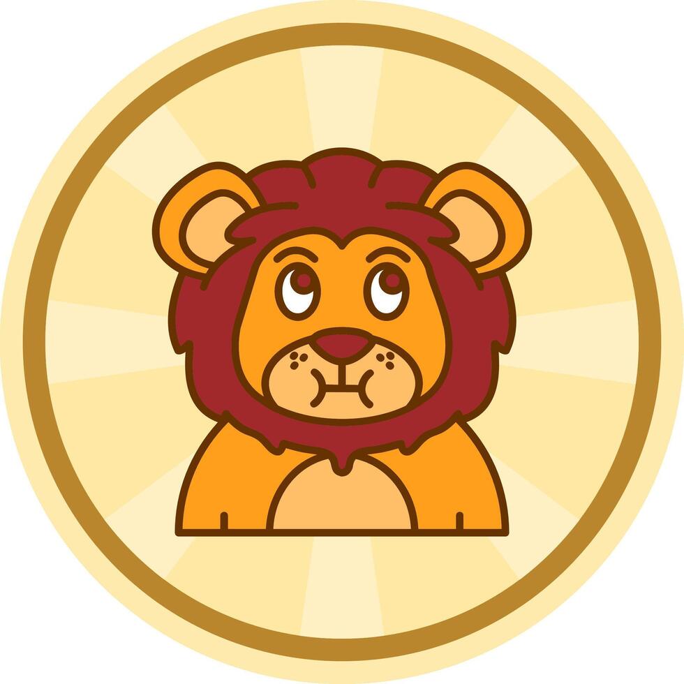 Sickness Comic circle Icon vector