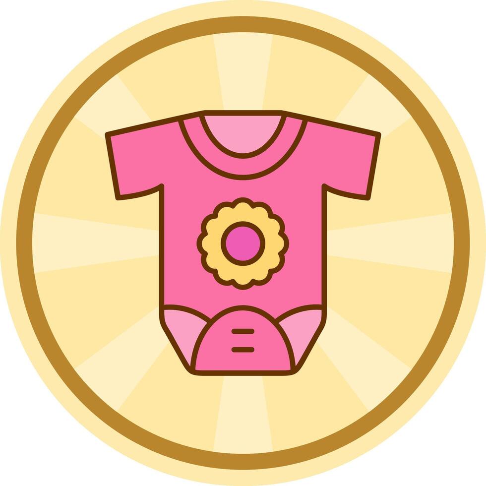 Newborn Comic circle Icon vector