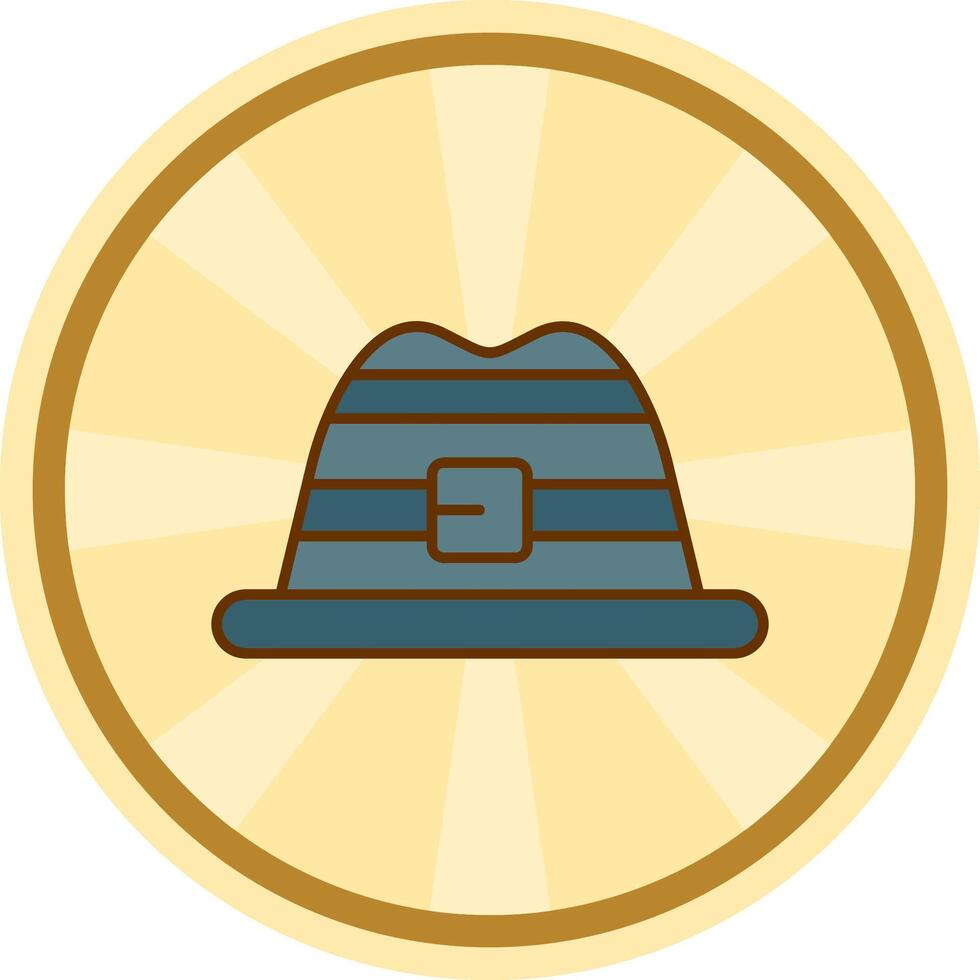 Hat Comic circle Icon vector