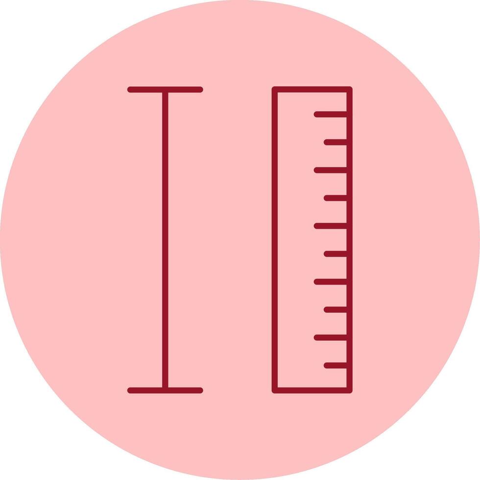 Measurement Line Circle Multicolor Icon vector