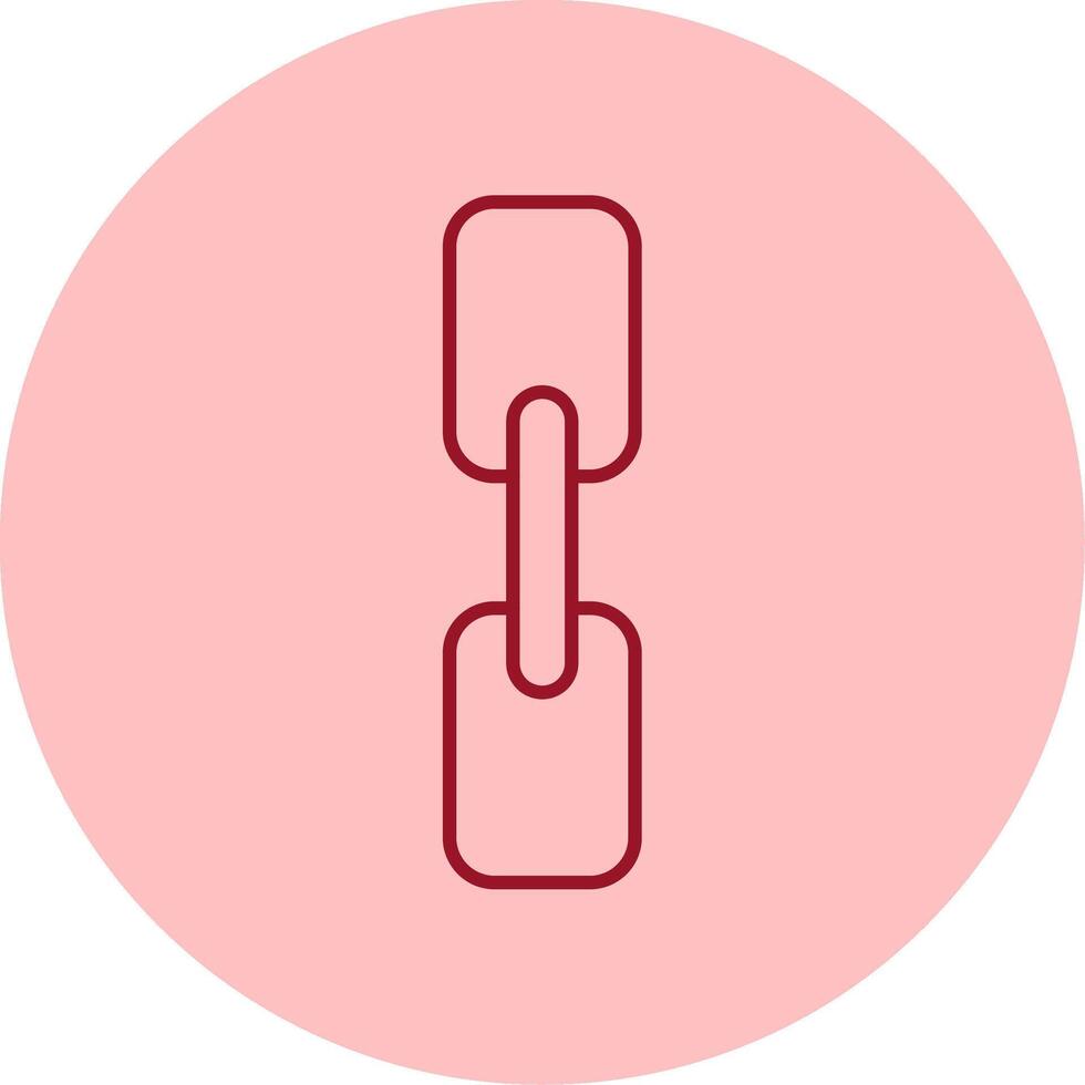 Chain Line Circle Multicolor Icon vector