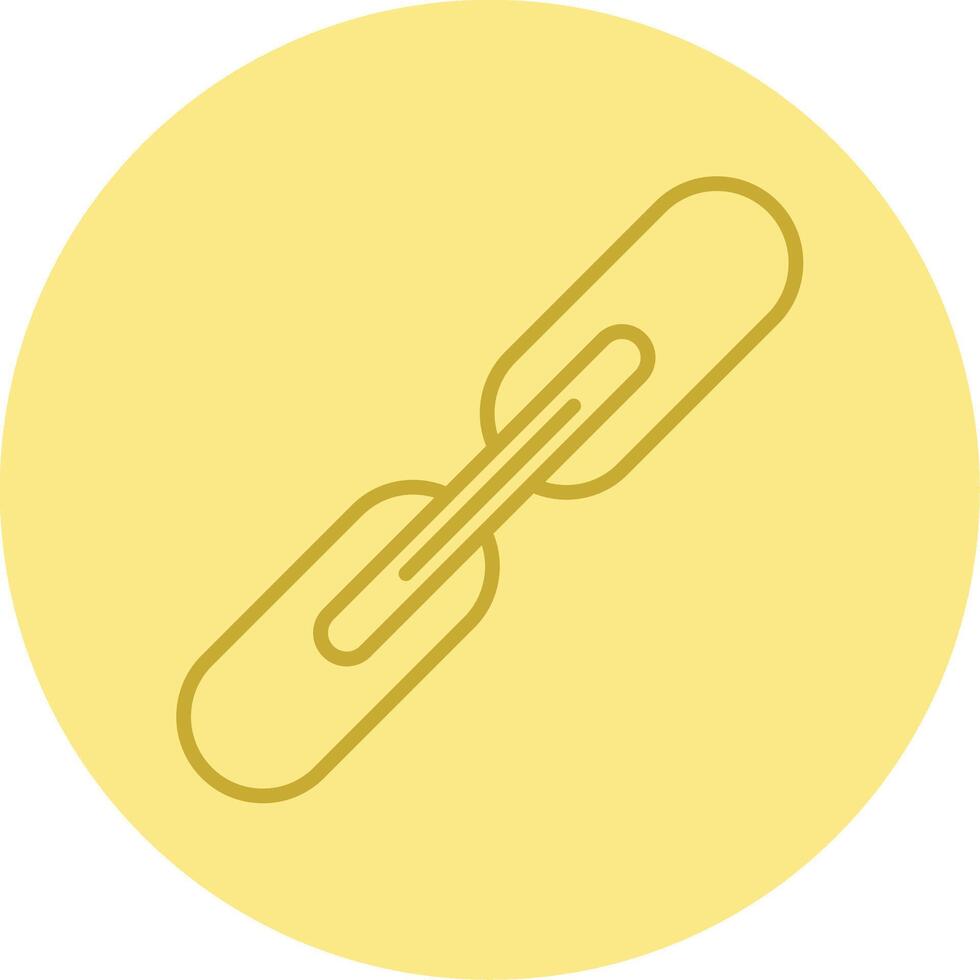 Link Line Circle Multicolor Icon vector