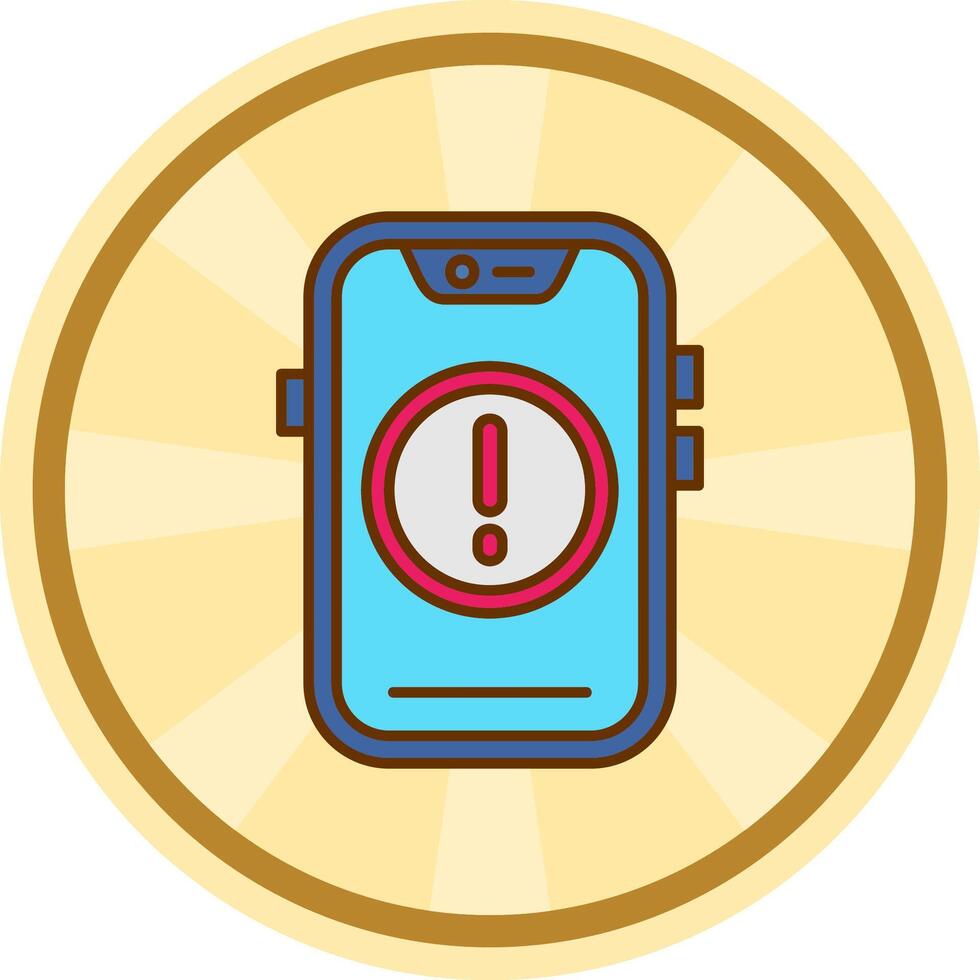 Error Comic circle Icon vector