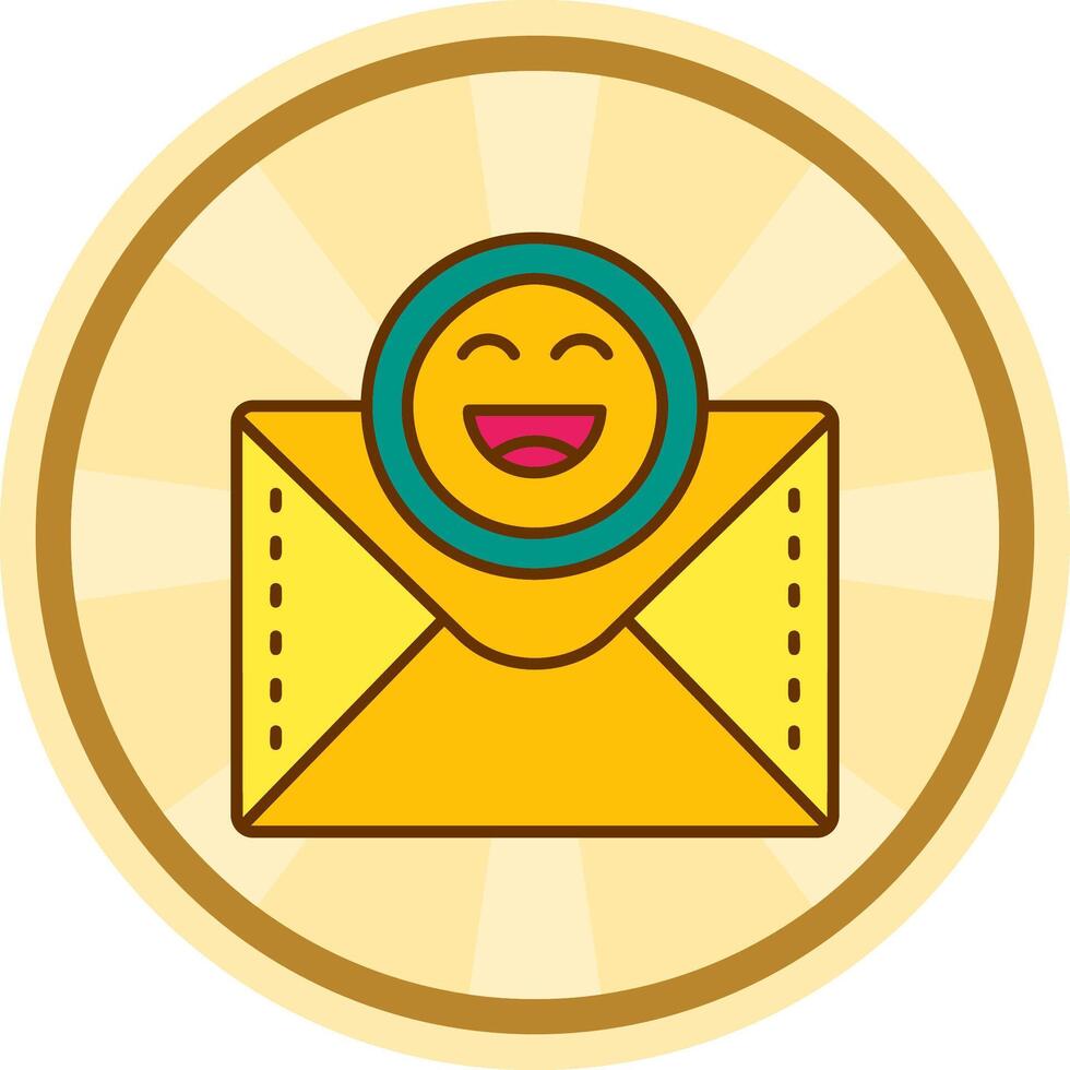 emoji cómic circulo icono vector