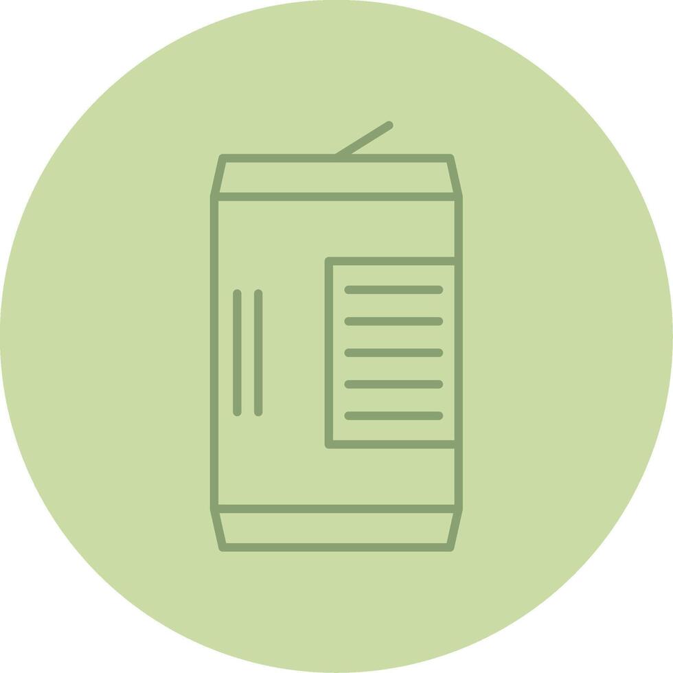 Can Opener Line Circle Multicolor Icon vector