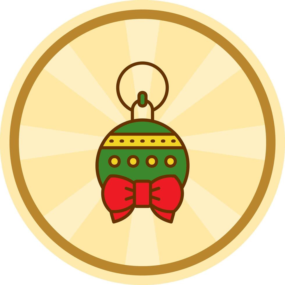 Bauble Comic circle Icon vector